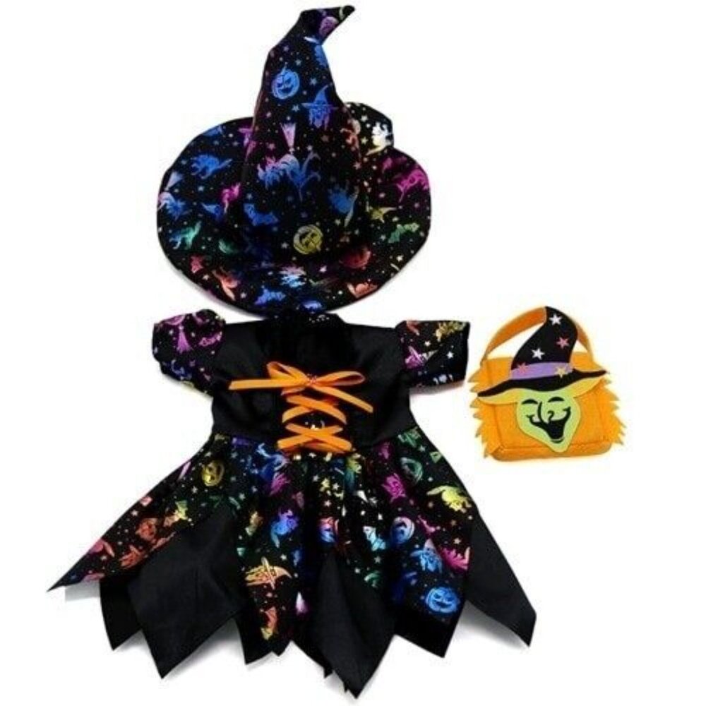 18" DOLL 4-PC WITCH HALLOWEEN OUTFIT Costume for AMERCIAN GIRL & OUR GENERATION - Picture 2 of 6